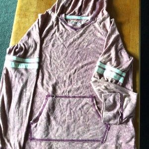 Mudd girls size 10 long sleeve hooded shirt